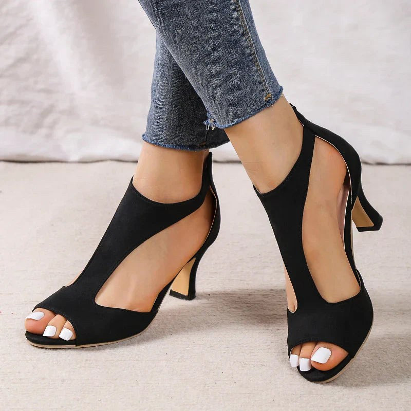 Phoebe Orthopaedic Sandals in Black