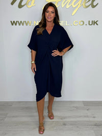 Pia Dress in Deep Blue
