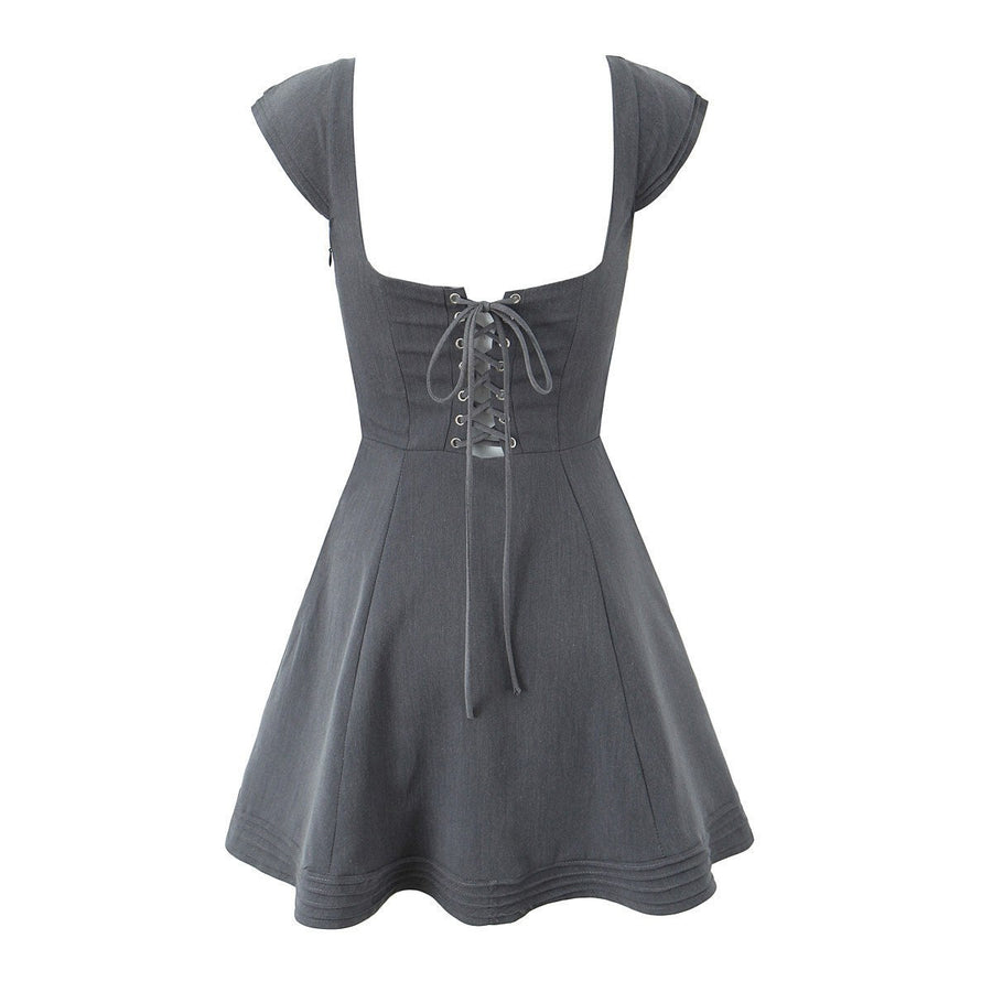 Pia Elegant Dress with Puff Sleeve