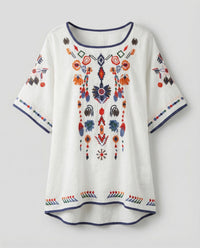 Pia Linen Shirt in White