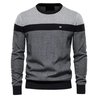 Pierrick | Men's Colourblock Crew Neck Sweater