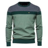 Pierrick | Men's Colourblock Crew Neck Sweater