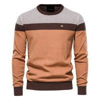 Pierrick | Men's Colourblock Crew Neck Sweater