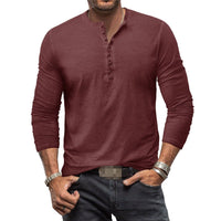 Pieter Shirt in Wine Red