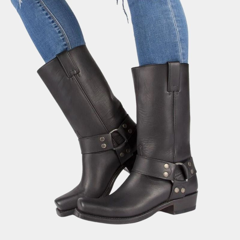 Pieter Vintage Boots in Black