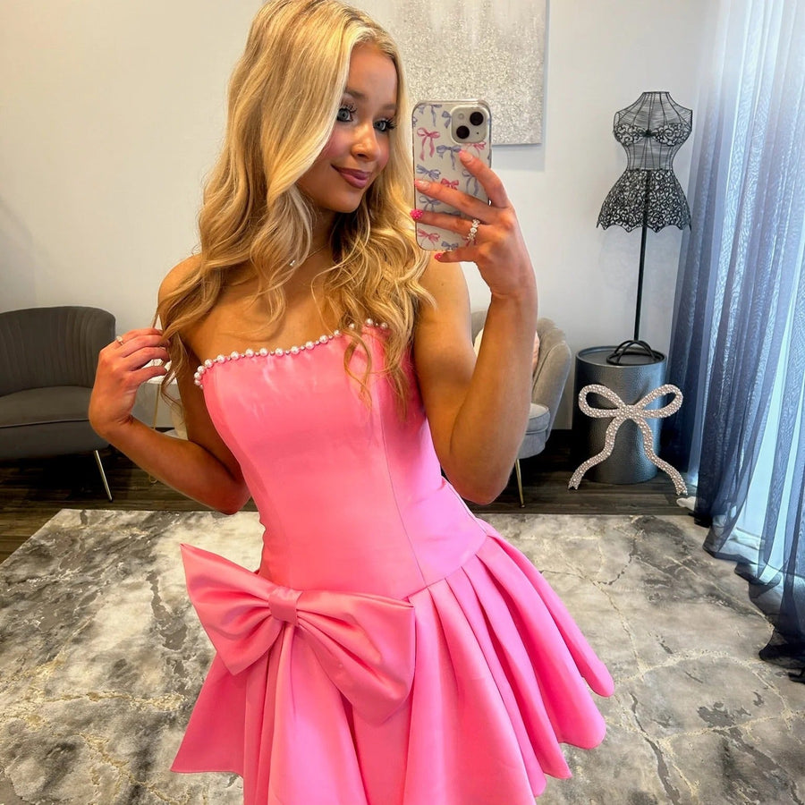 MATILDA | STRAPLESS MINI DRESS