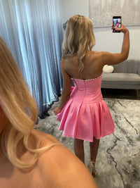 MATILDA | STRAPLESS MINI DRESS