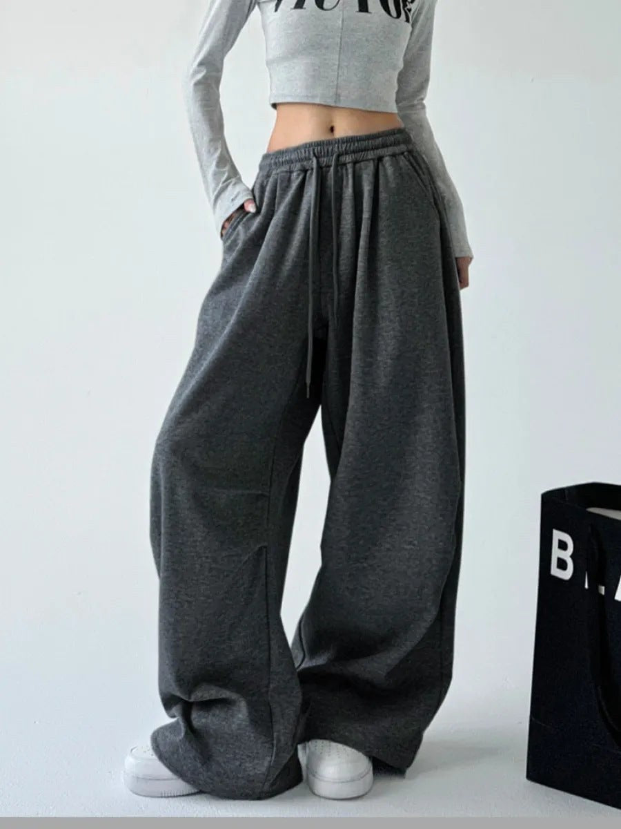 Polly Casual Joggers in Dark Grey
