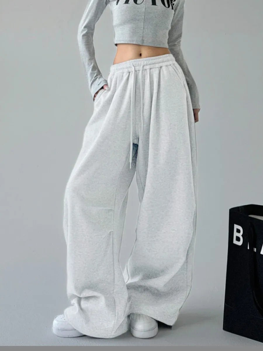 Polly Casual Joggers in White