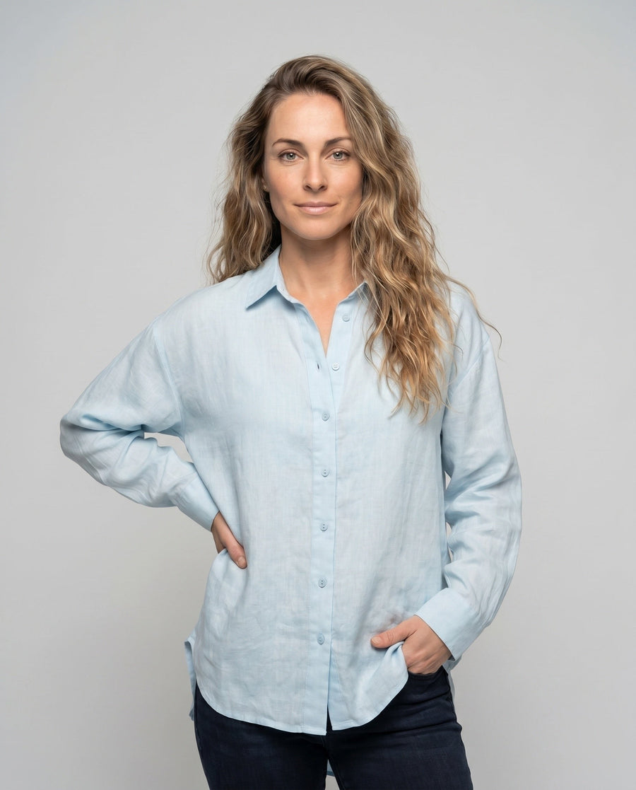 Polly Casual Linen Blouse