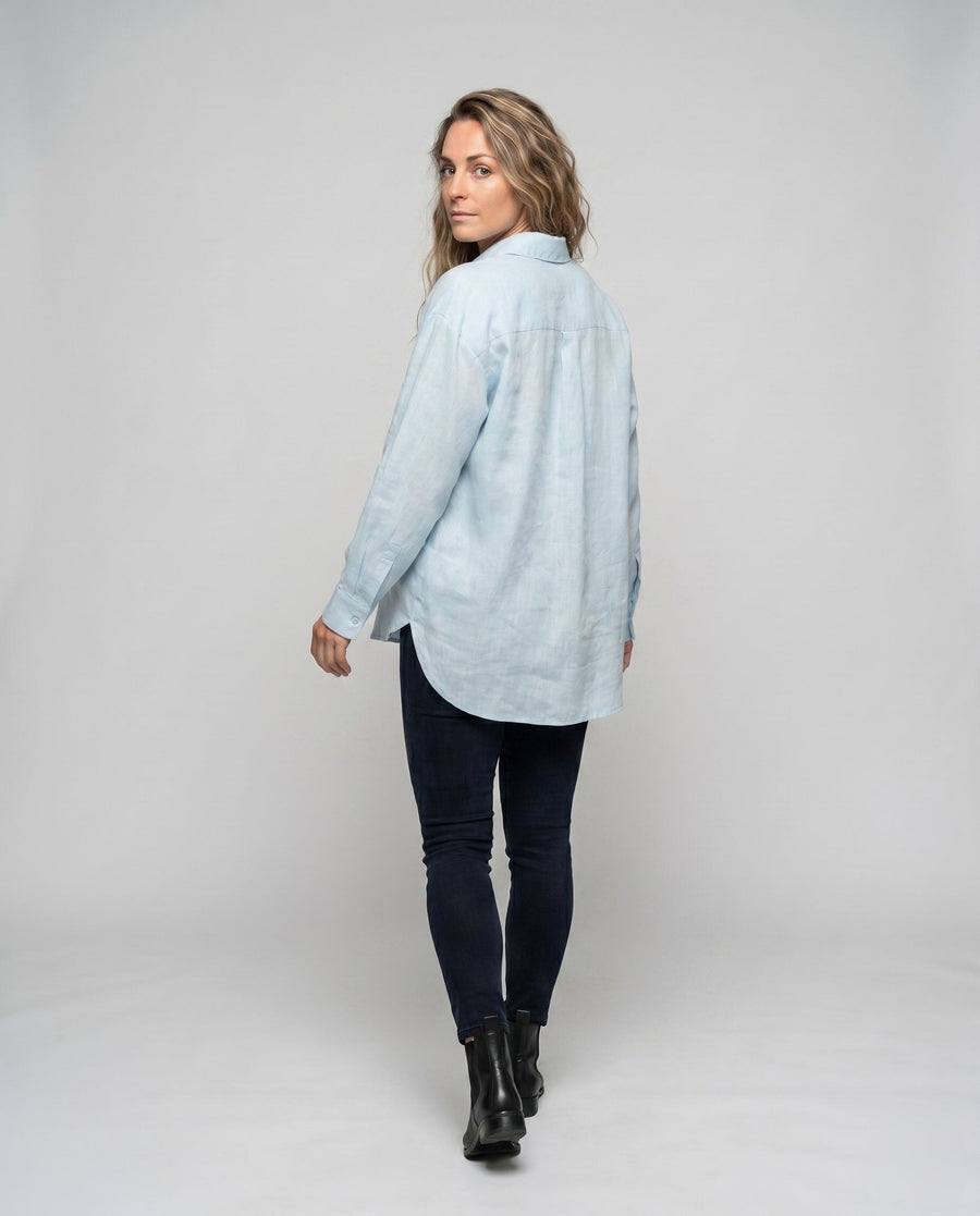 Polly Casual Linen Blouse