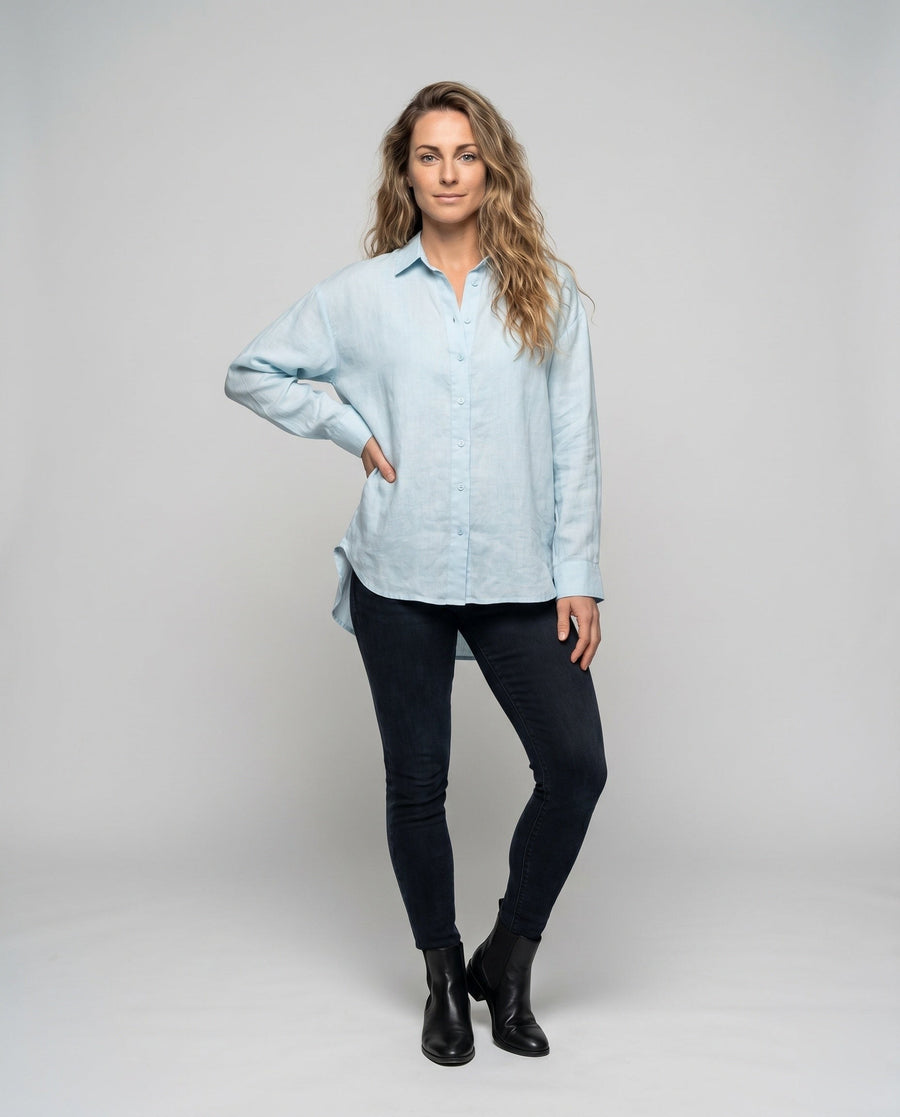 Polly Casual Linen Blouse