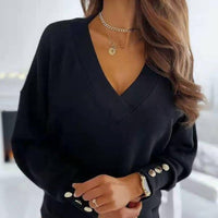 Polly Casual Sweater with V-Neck