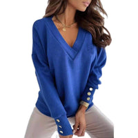 Polly Casual Sweater with V-Neck