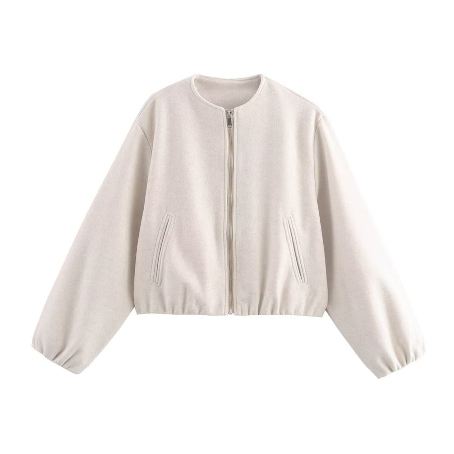 Polly Elegant Jacket in Beige