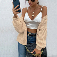 Polly Knit Cardigan in Apricot