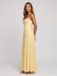 Polly | Strapless Maxi Dress