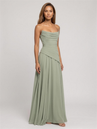 Polly | Strapless Maxi Dress