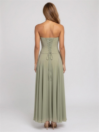 Polly | Strapless Maxi Dress