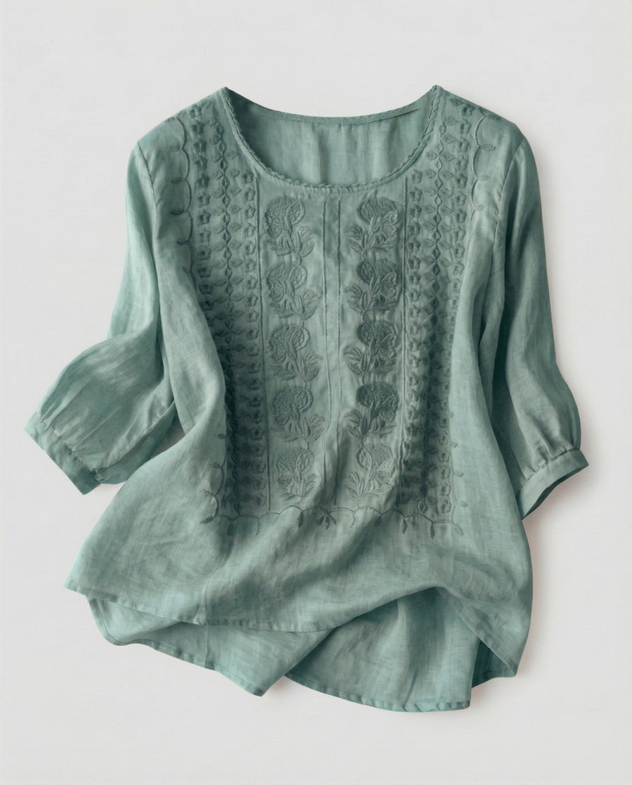 Polly Tunic in Cyan
