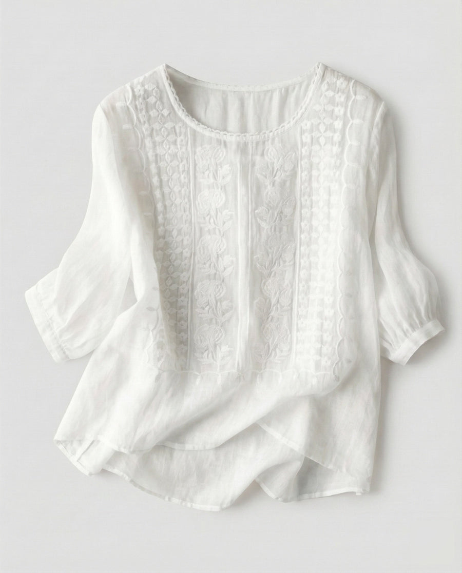 Polly Tunic in White