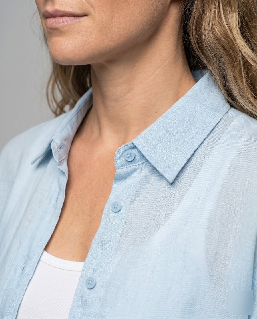 Poppy Lightweight Linen Blouse