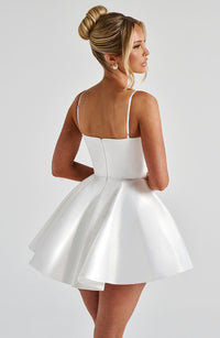 Zahara Mini Dress – Ivory
