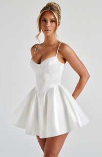 Zahara Mini Dress – Ivory