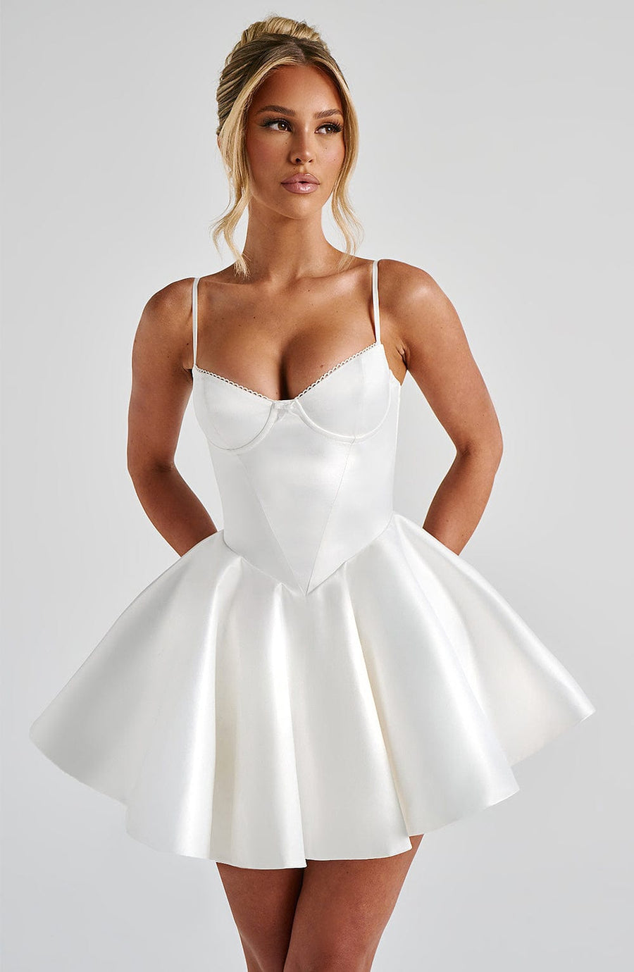 Zahara Mini Dress – Ivory