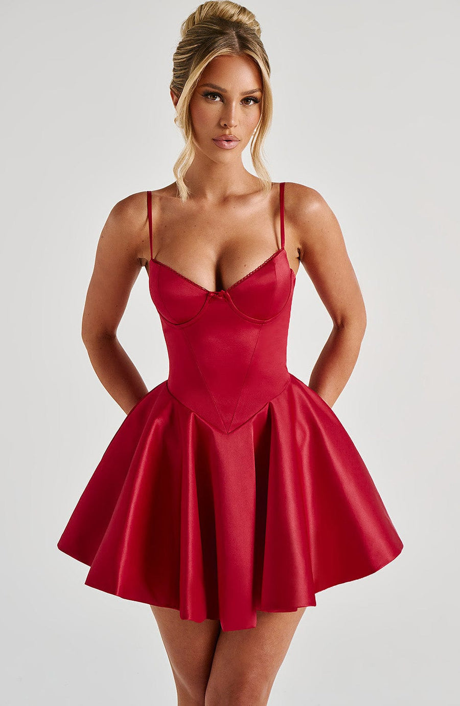 Zahara Mini Dress – Red