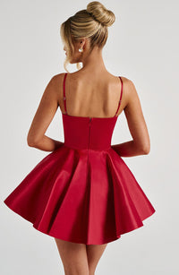 Zahara Mini Dress – Red