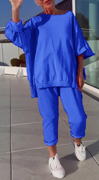 Poppy Suit in Deep Blue