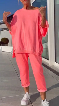 Poppy Suit in Rose Red