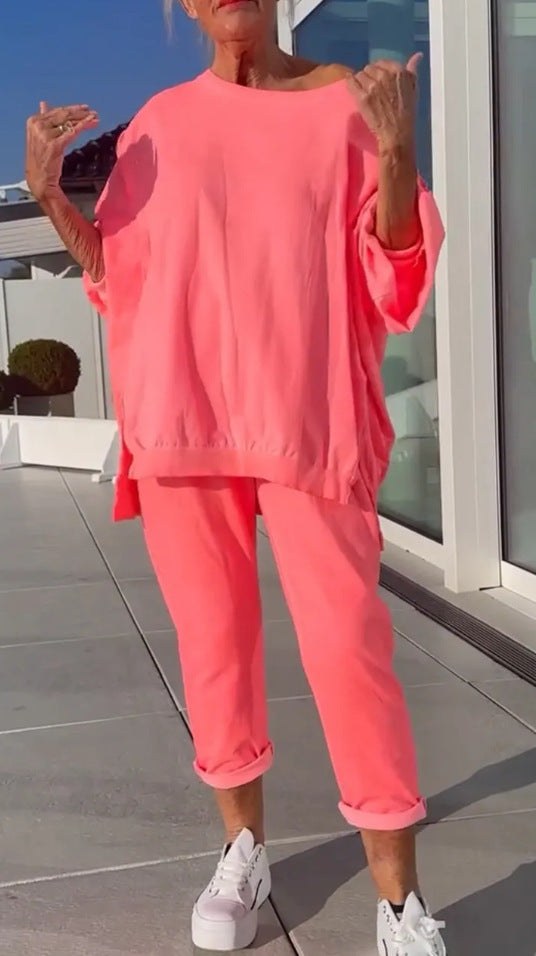 Poppy Suit in Rose Red