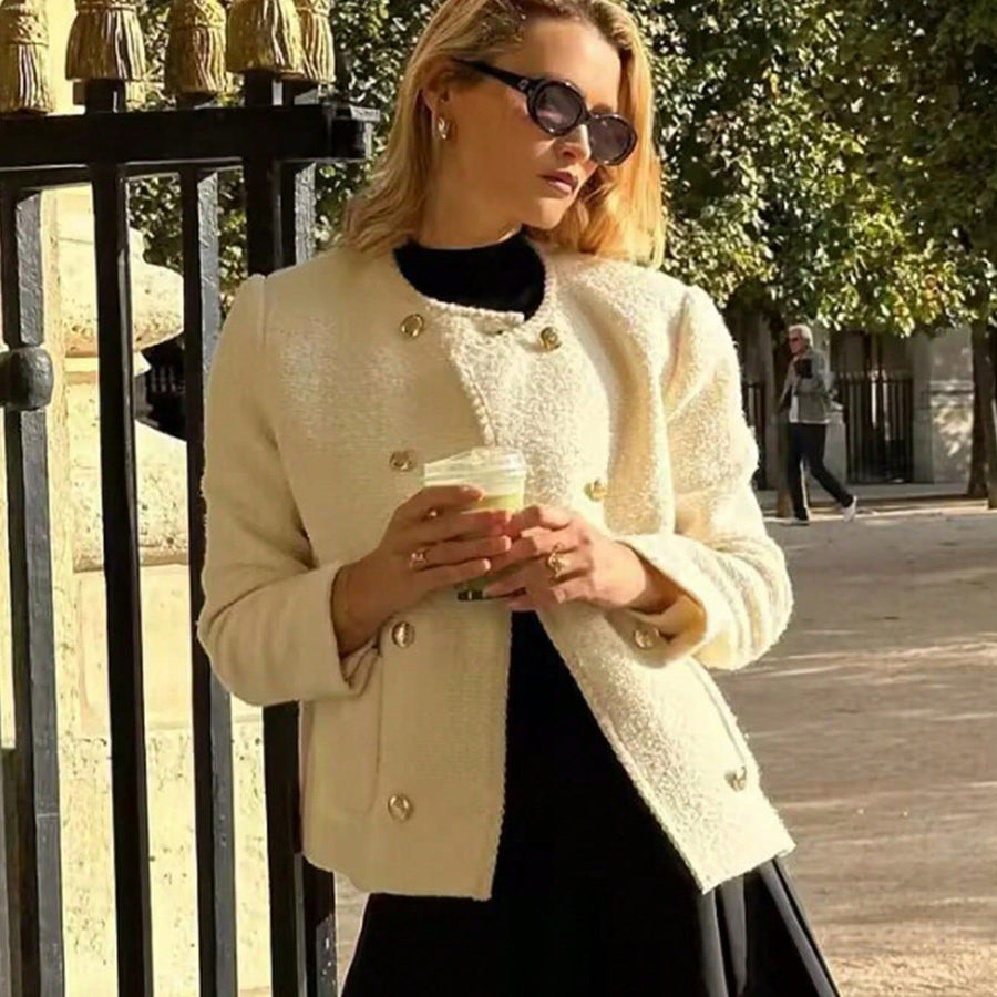 Portia Elegant Jacket with Pockets