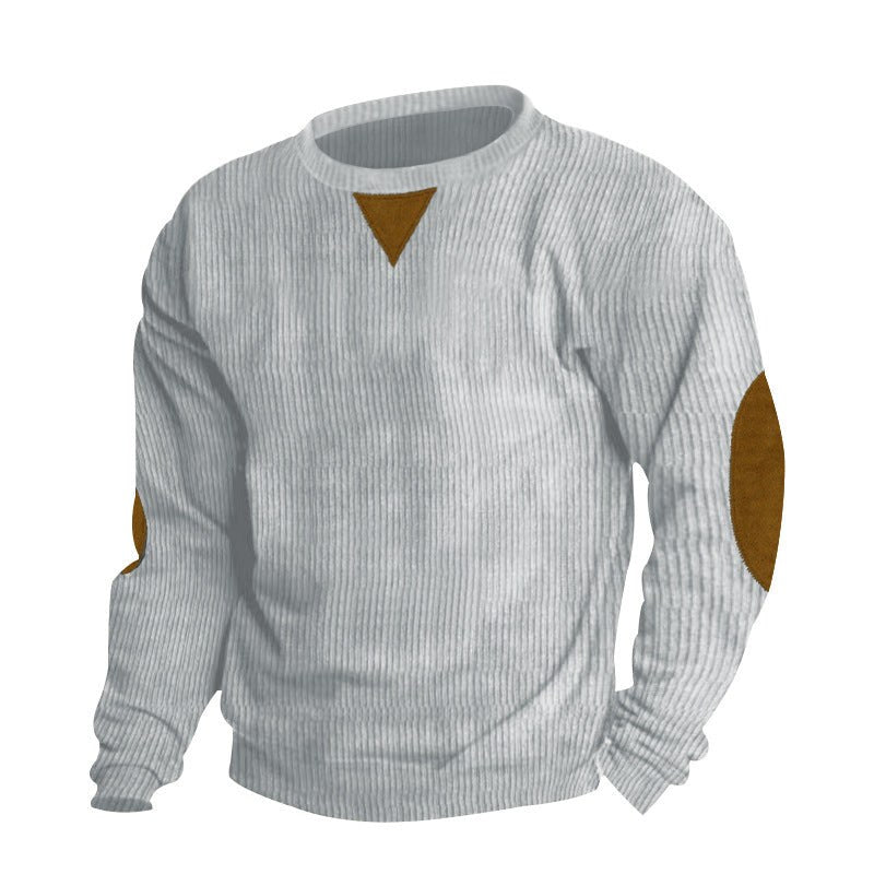Portia Elegant Knit Sweater in Light Grey