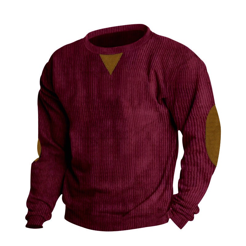 Portia Elegant Knit Sweater in Wine Red