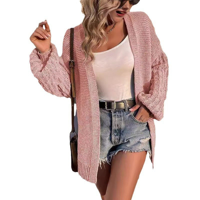 Portia Knit Cardigan in Black