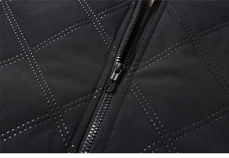 Prestige Quilted Jacket in Charcoal