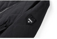 Prestige Quilted Jacket in Charcoal
