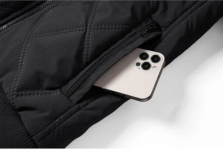 Prestige Quilted Jacket in Charcoal