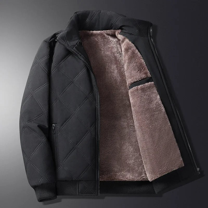 Prestige Quilted Jacket in Charcoal