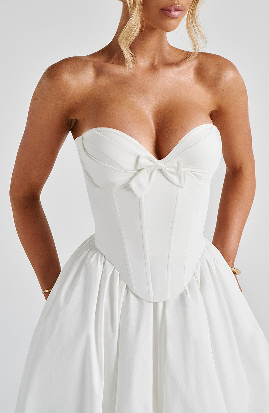 Sheila Midi Dress – Ivory