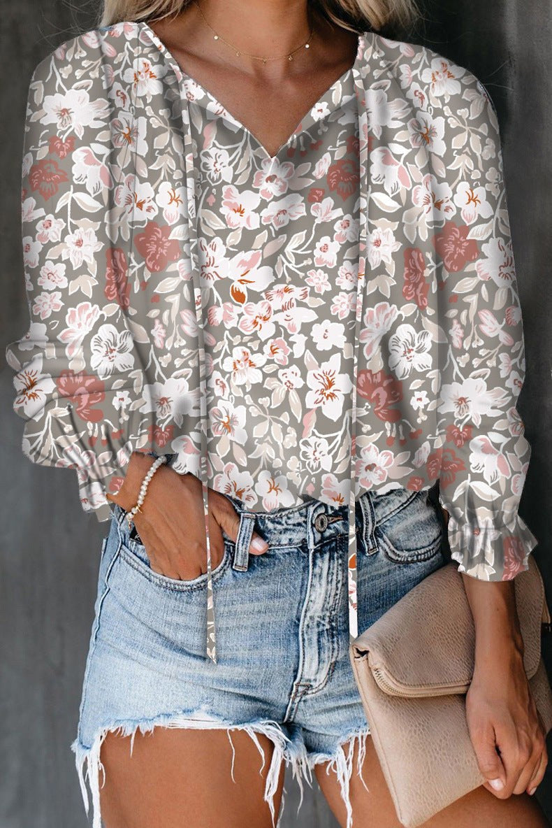 Priscilla Blouse in Meeres Green