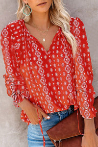 Priscilla Blouse in Red