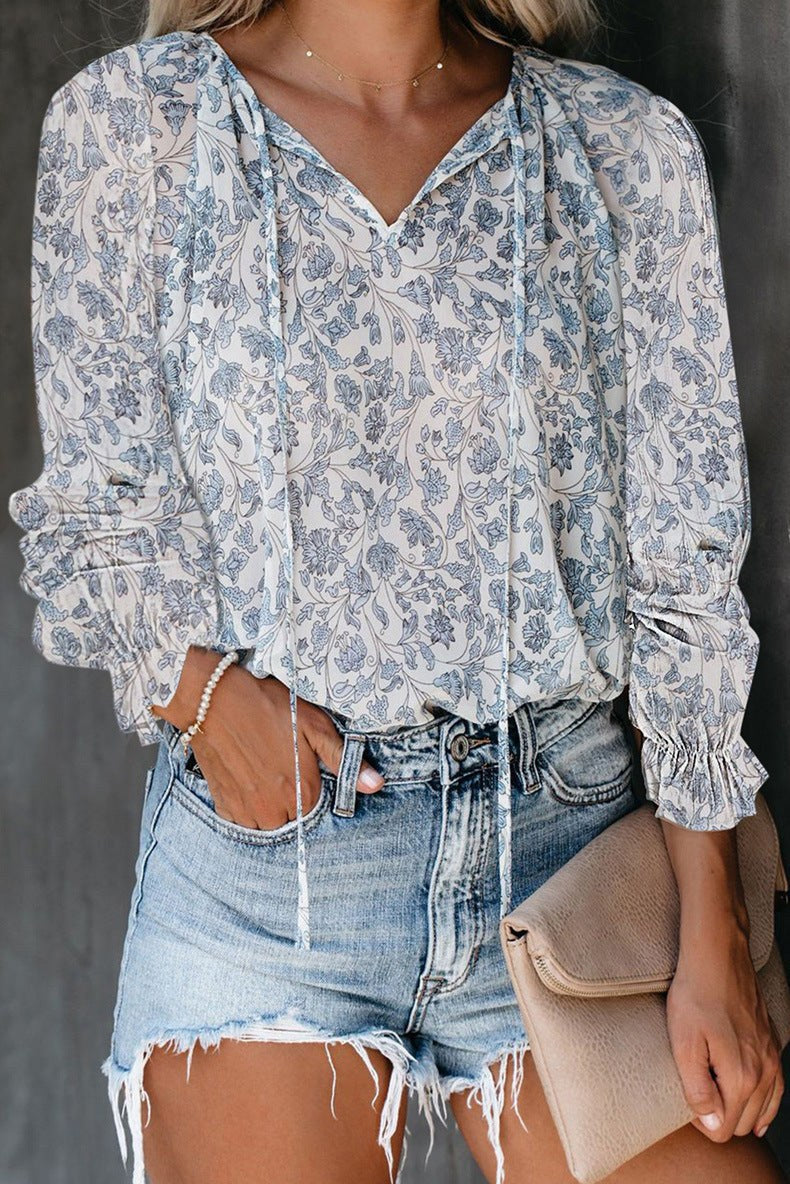 Priscilla Blouse in Wine Red