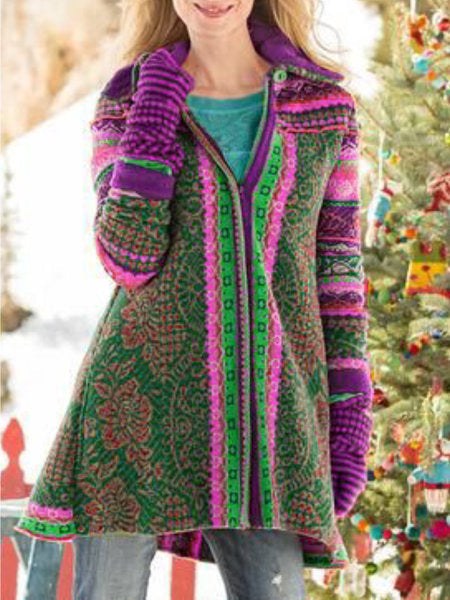Priscilla Casual Coat with Fitted in Pink