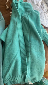Priscilla Casual Knit Sweater in Sea Blue