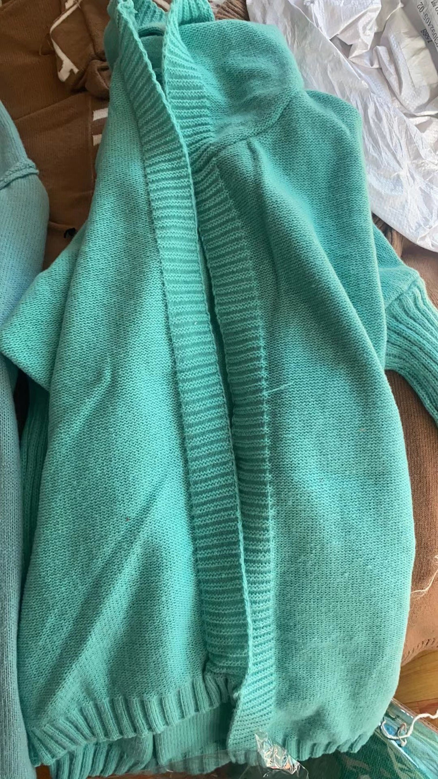 Priscilla Casual Knit Sweater in Sea Blue