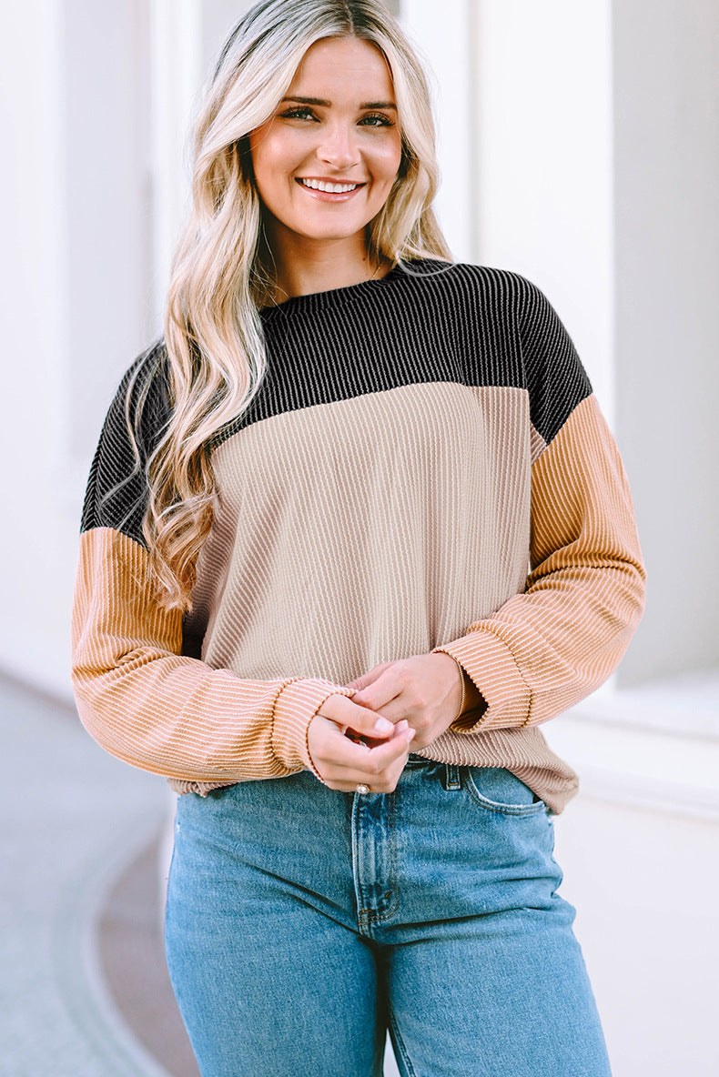 Priscilla Casual Sweater in Black
